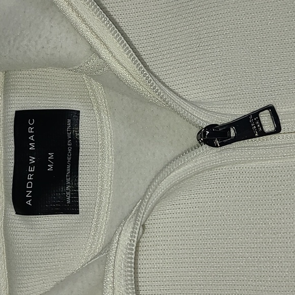 Andrew Marc Zip Sweater Coat - Picture 2 of 6